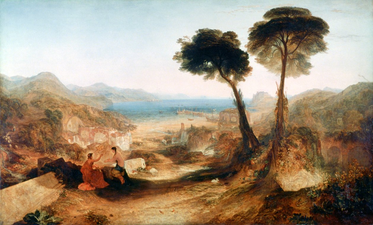 Zatoka Baiae z Apollem i Sybillą, ok. 1823 r. autorstwa Joseph Mallord William Turner