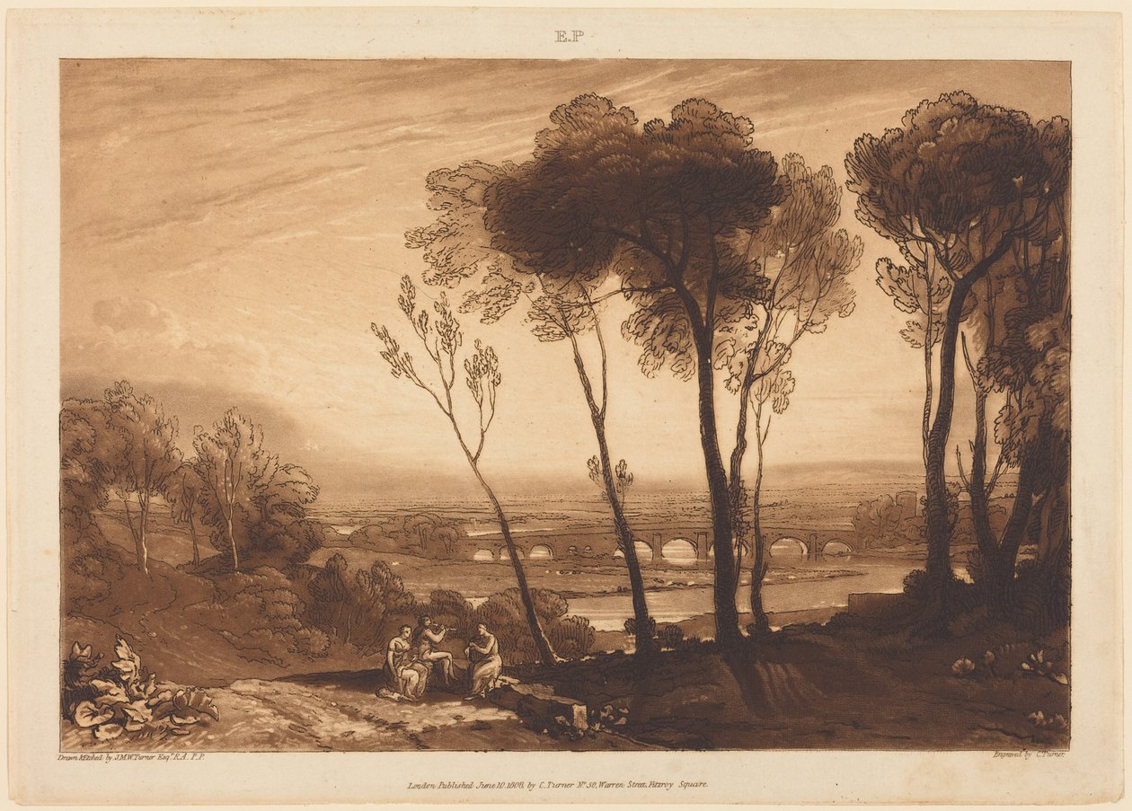 Most w oddali autorstwa Joseph Mallord William Turner