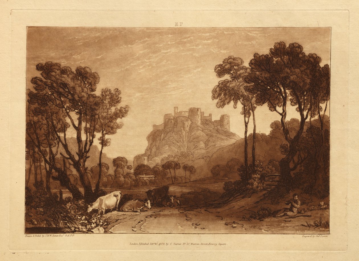 Zamek nad Łąkami autorstwa Joseph Mallord William Turner
