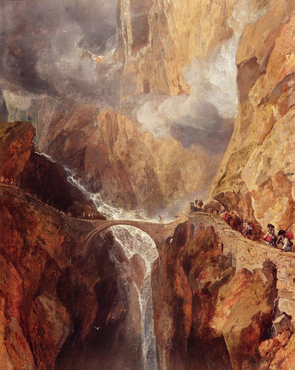 Diabelski Most autorstwa Joseph Mallord William Turner