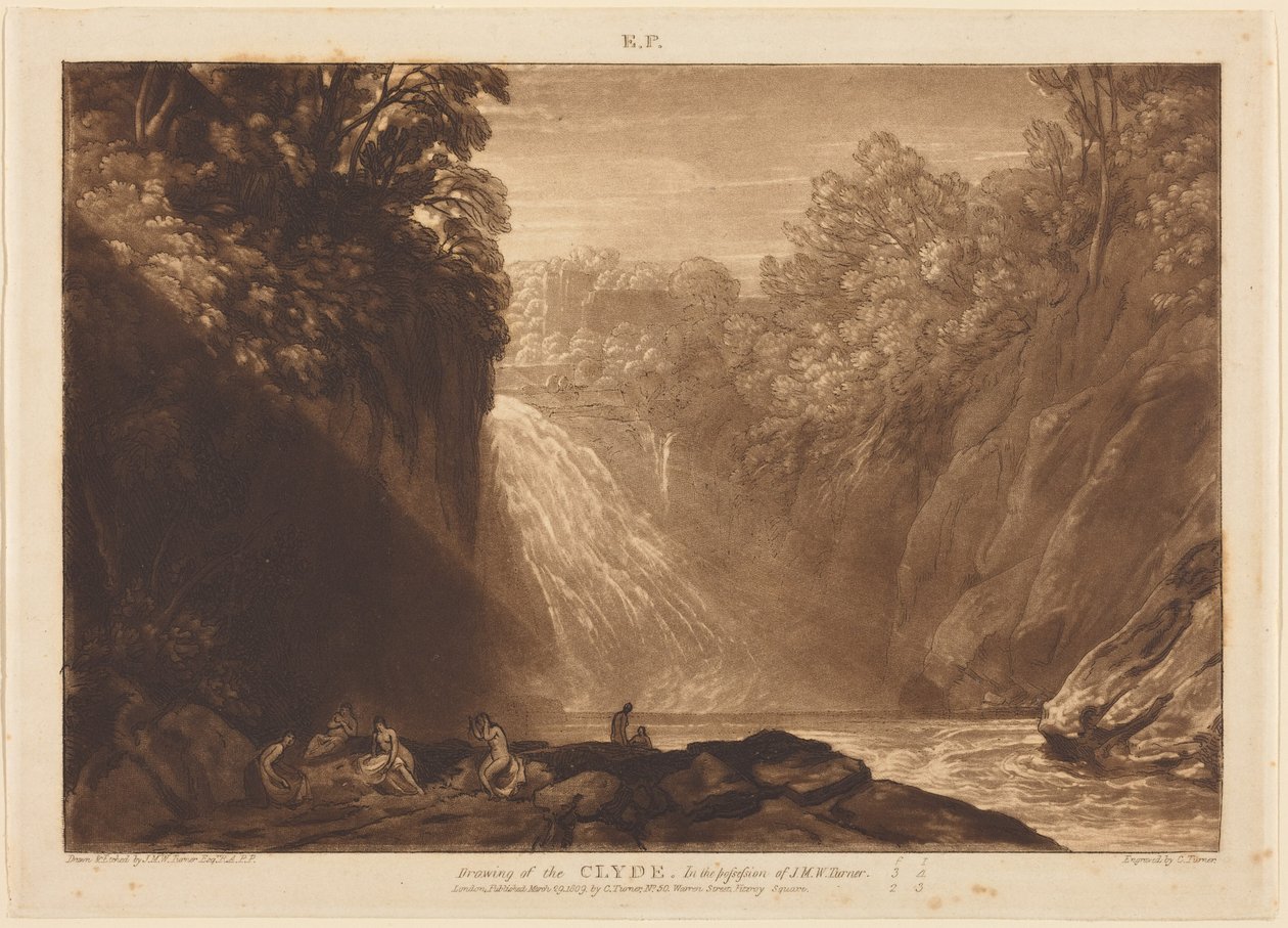 Upadek Clyde autorstwa Joseph Mallord William Turner