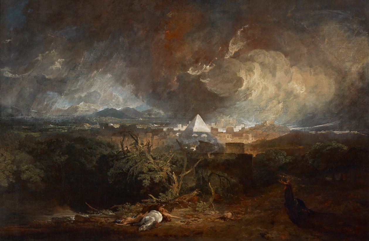 Piąta plaga egipskiej autorstwa Joseph Mallord William Turner