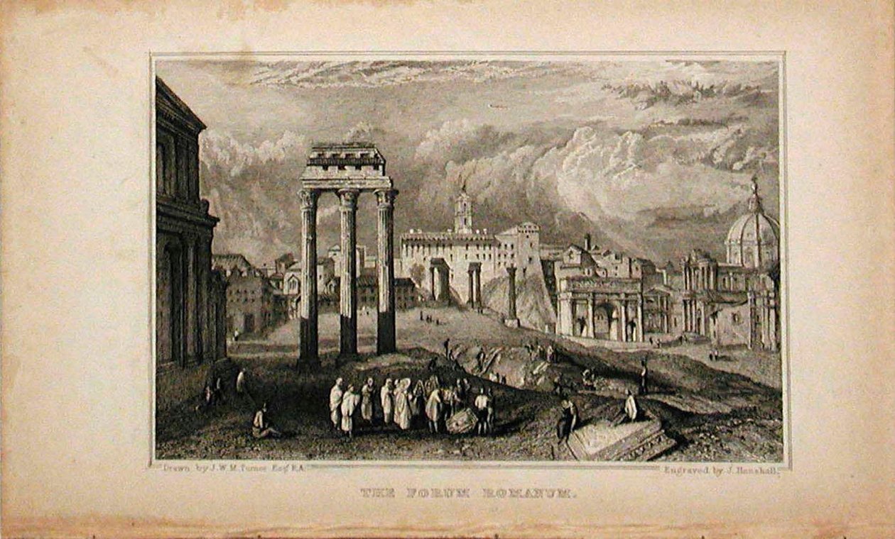 Forum Romanum autorstwa Joseph Mallord William Turner