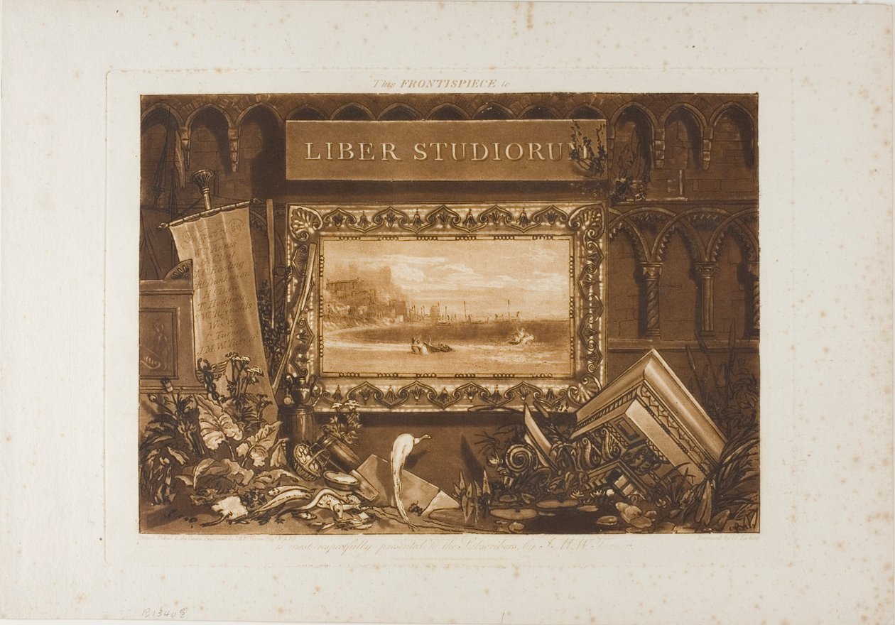 Frontspiece do Liber Studiorum autorstwa Joseph Mallord William Turner