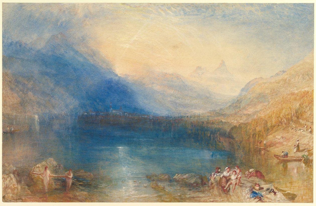 Jezioro Zug autorstwa Joseph Mallord William Turner