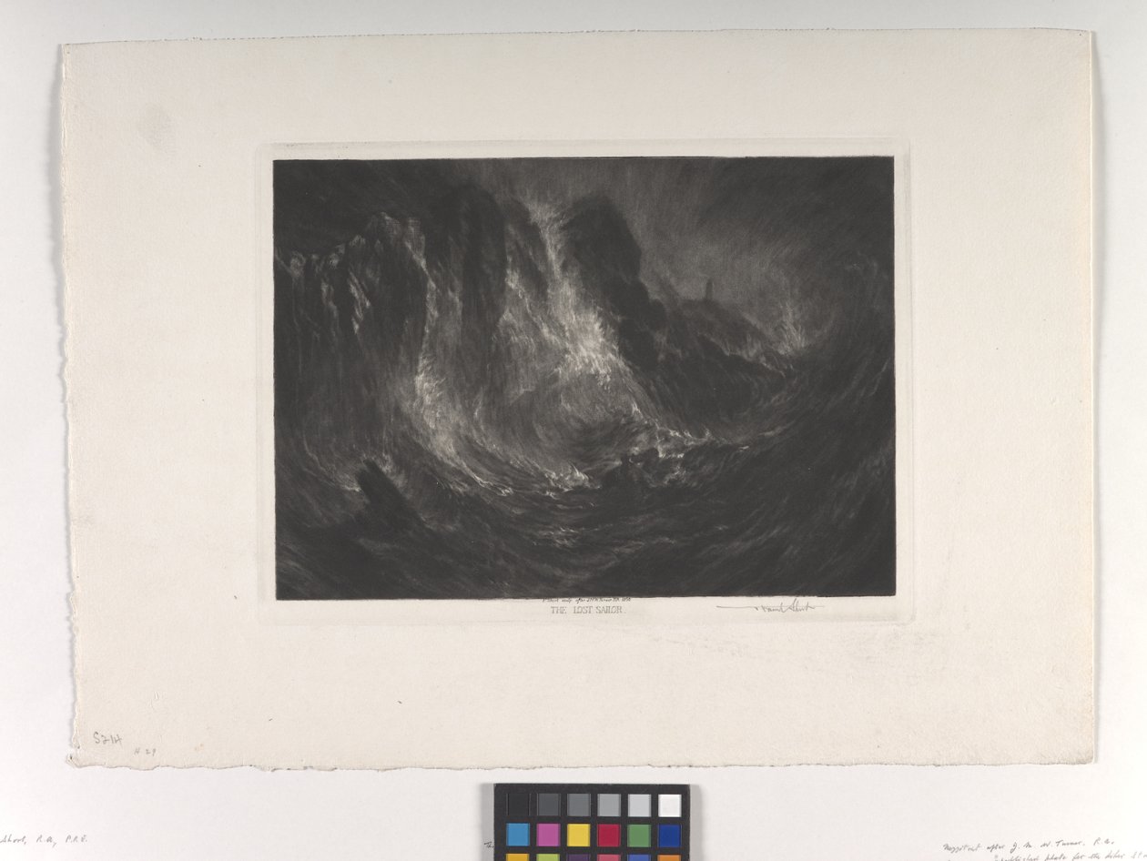 Zaginiony marynarz autorstwa Joseph Mallord William Turner