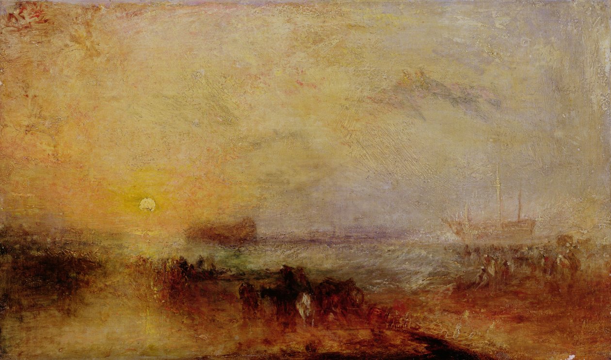 Poranek po katastrofie, ok. 1835-40 (olej na płótnie) autorstwa Joseph Mallord William Turner
