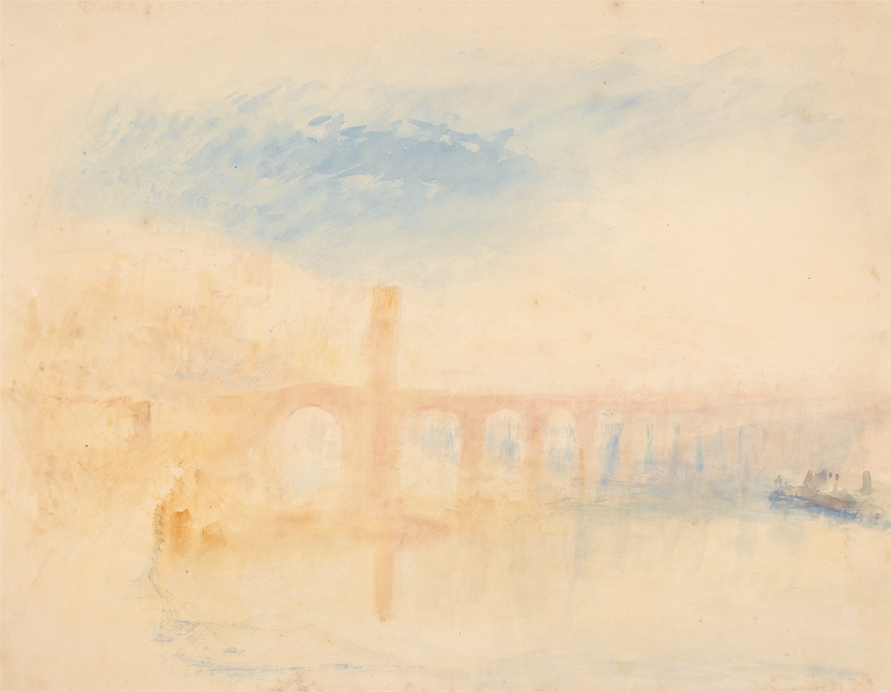 Most na Mozeli, Koblencja autorstwa Joseph Mallord William Turner