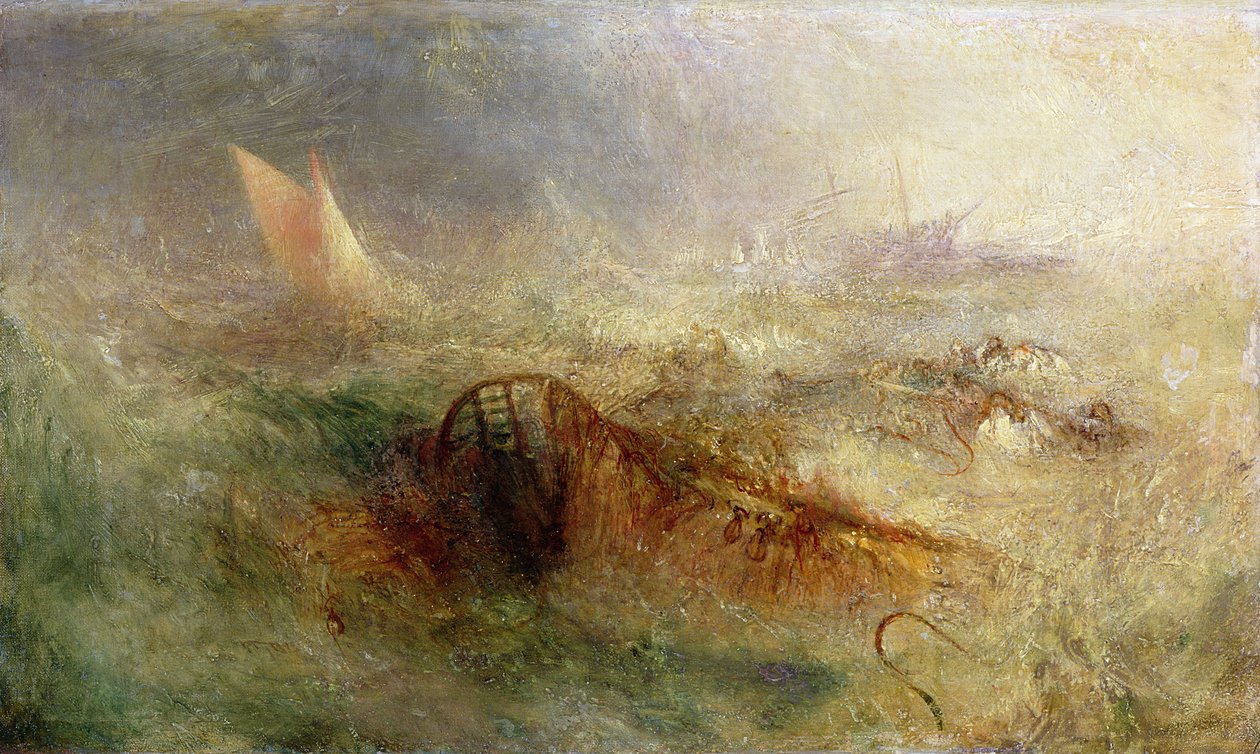 Burza, ok. 1840-45 (olej na płótnie) autorstwa Joseph Mallord William Turner