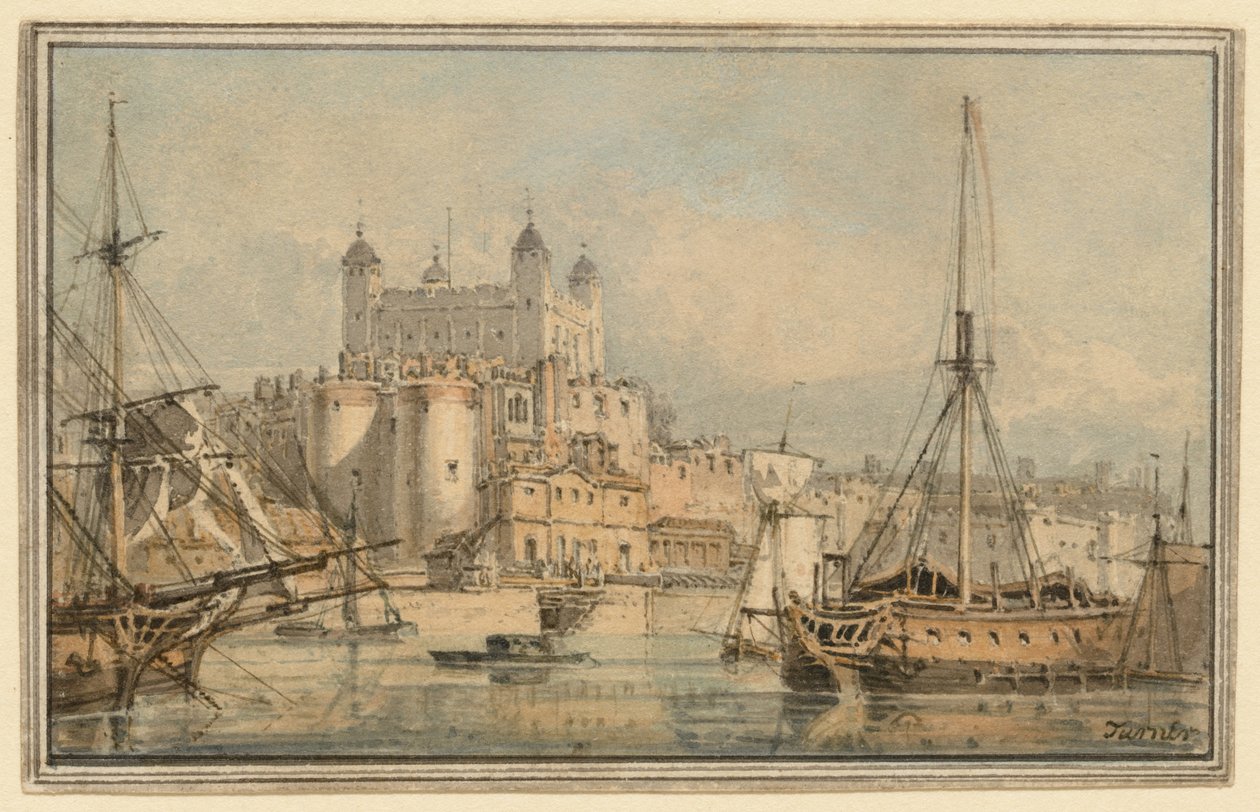 Tower of London autorstwa Joseph Mallord William Turner