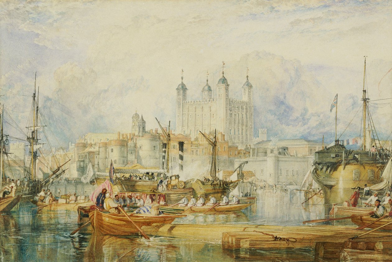 Tower of London, ok.1825 autorstwa Joseph Mallord William Turner