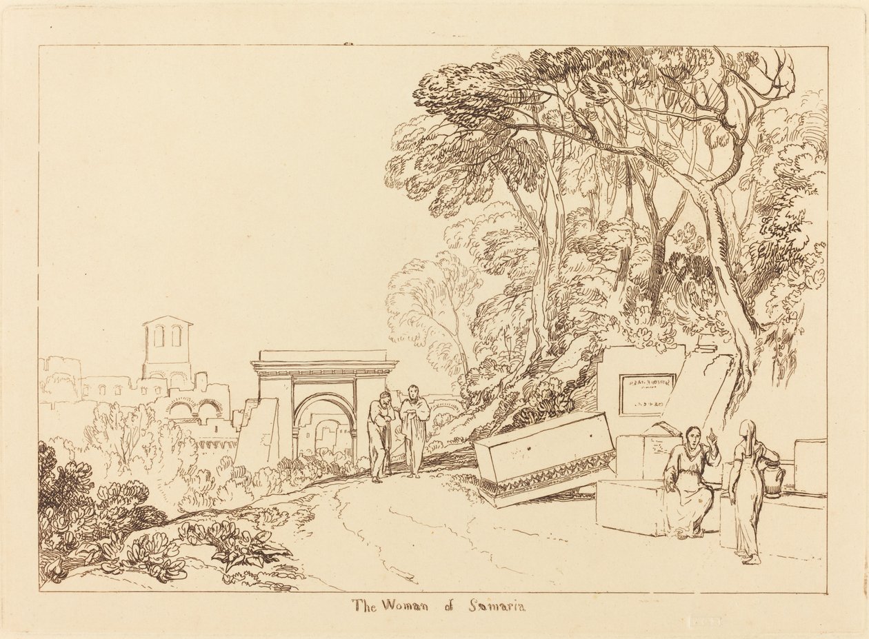 Kobieta z Samarii autorstwa Joseph Mallord William Turner