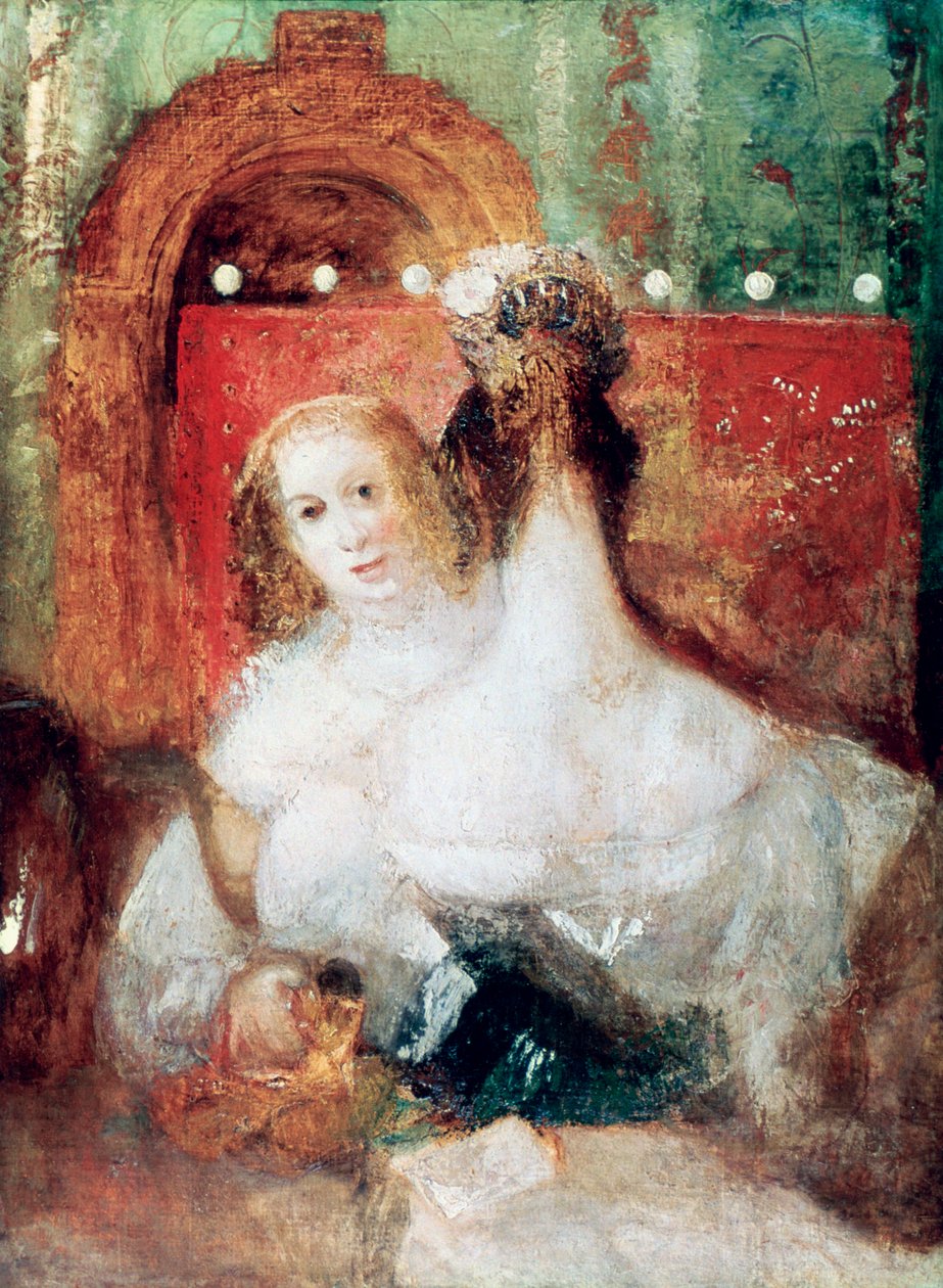 Dwie kobiety z listem, ok. 1830 r. autorstwa Joseph Mallord William Turner