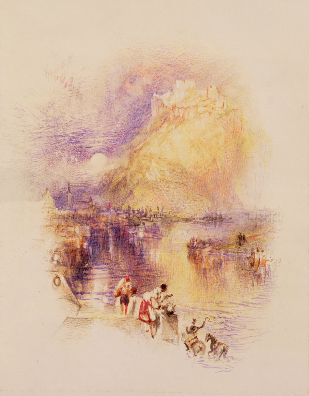Bez tytułu (ołówek kolorowy na papierze) autorstwa Joseph Mallord William Turner