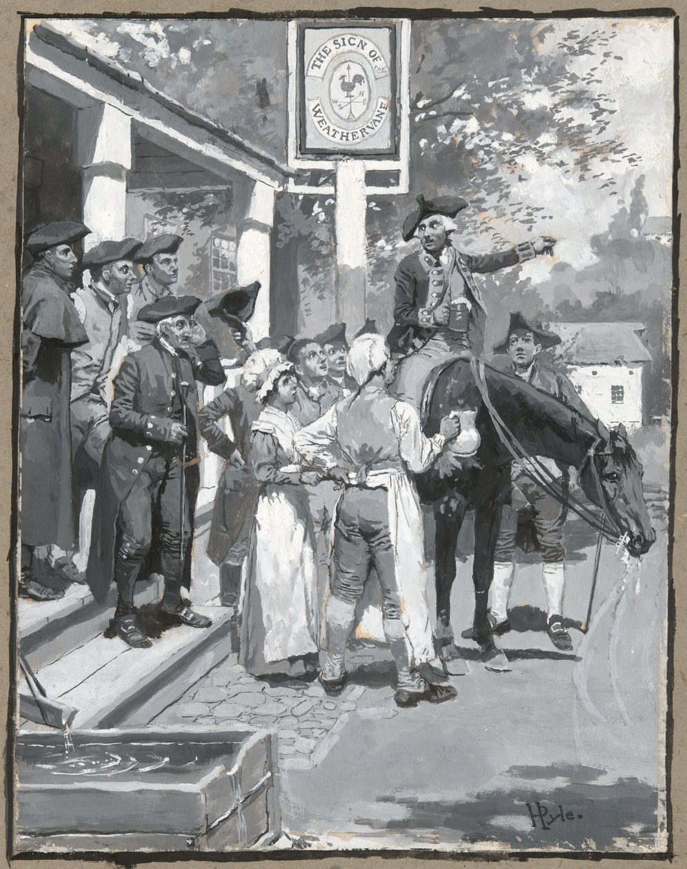 Górny wodospad Reichenbach: tęcza autorstwa Joseph Mallord William Turner