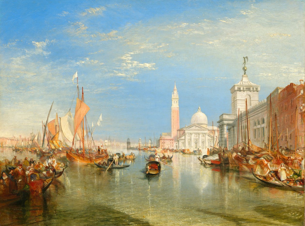Wenecja: Dogana i San Giorgio Maggiore autorstwa Joseph Mallord William Turner
