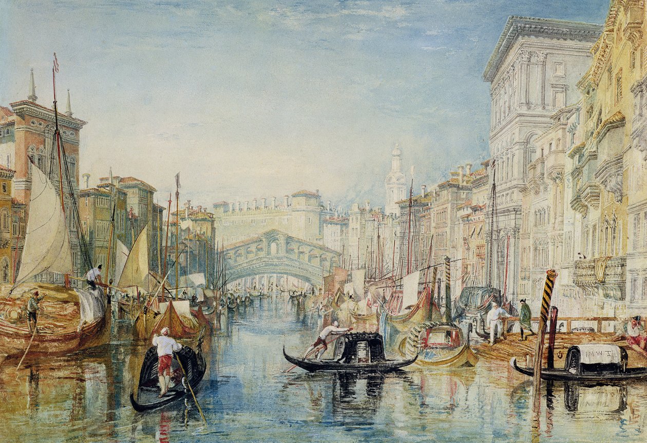 Wenecja: Rialto autorstwa Joseph Mallord William Turner