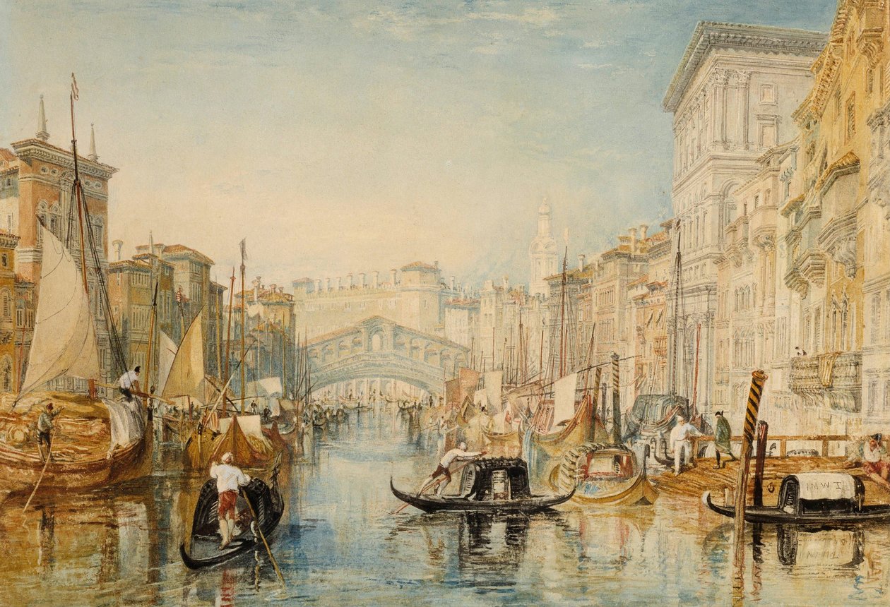 Wenecja: Rialto autorstwa Joseph Mallord William Turner