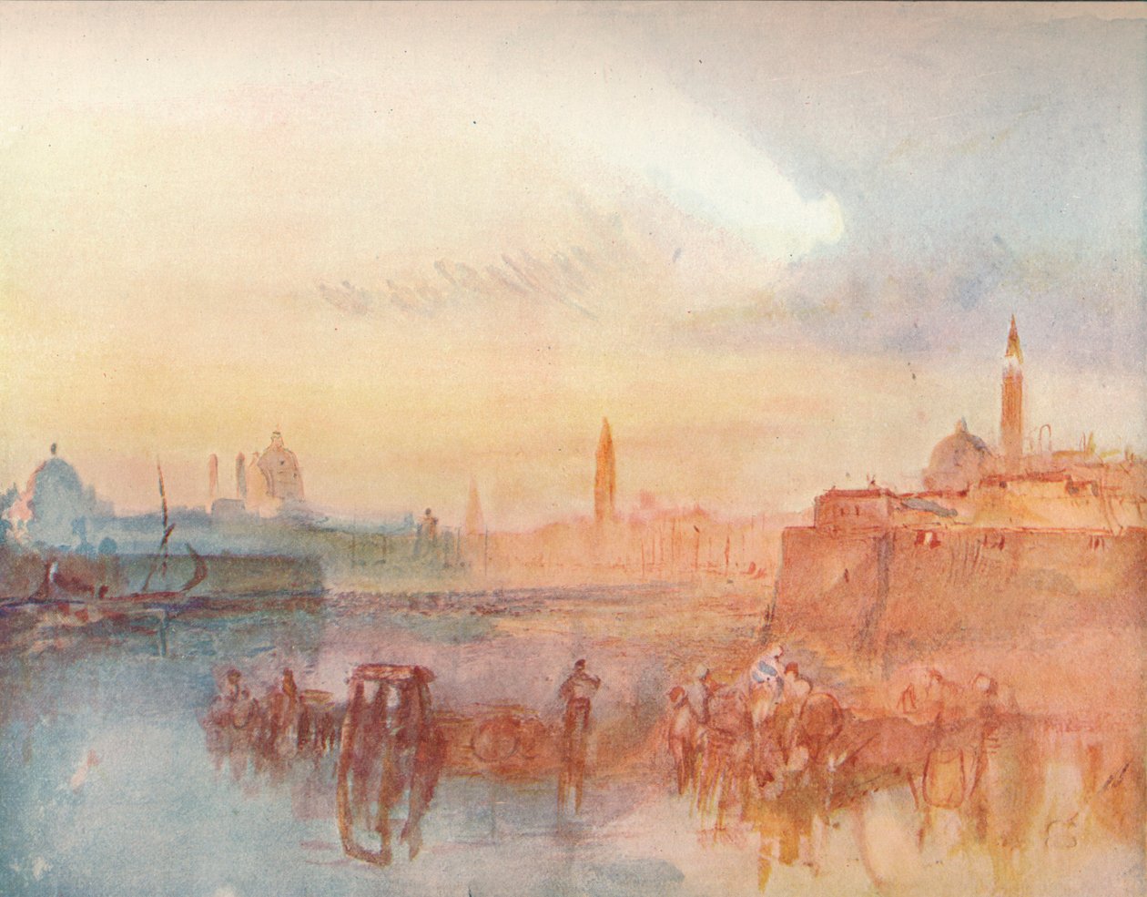 Wenecja: Pozdrowienie od S. Giorgio Maggiore, 1909 autorstwa Joseph Mallord William Turner