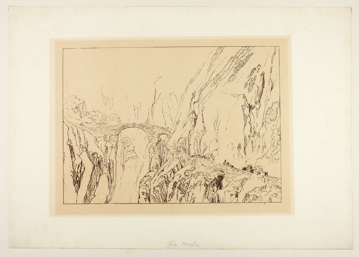 Via Mala autorstwa Joseph Mallord William Turner