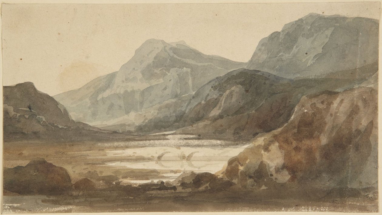 Widok w Walii autorstwa Joseph Mallord William Turner