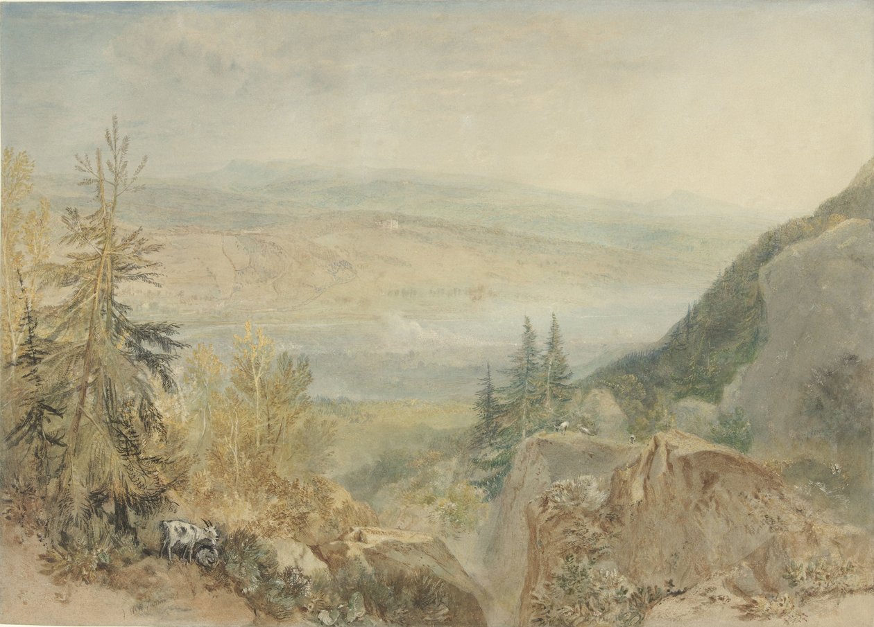 Widok na Farnley Hall w Yorkshire Widok na Farnley Hall w dolinie Wharfe w Yorkshire autorstwa Joseph Mallord William Turner
