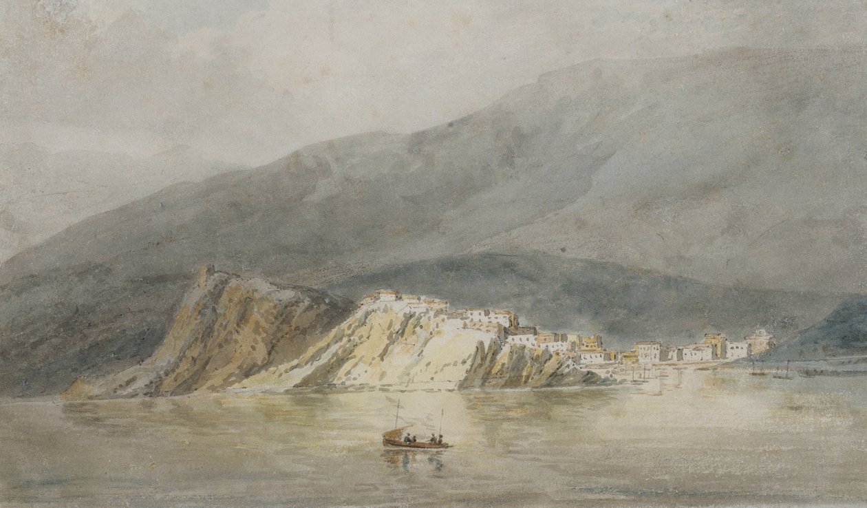 Widok Sestri di Levante, Genua, ok. 1794-95 autorstwa Joseph Mallord William Turner