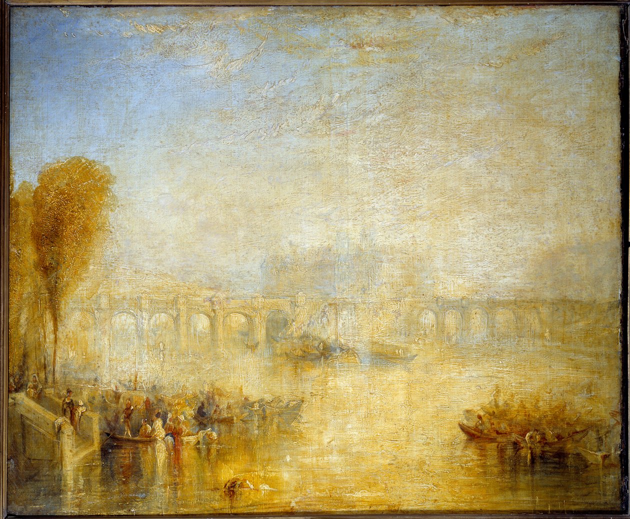 Widok na Pont Neuf w Paryżu w 1819 r. Obraz Josepha Williama Turnera (1775-1851) autorstwa Joseph Mallord William Turner