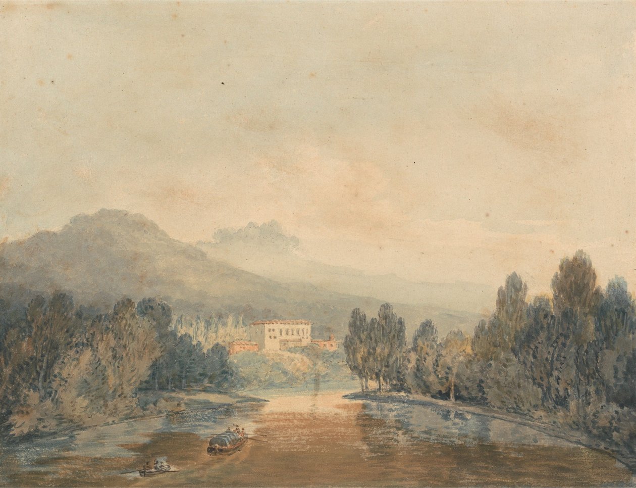 Willa Salviati nad Arno autorstwa Joseph Mallord William Turner