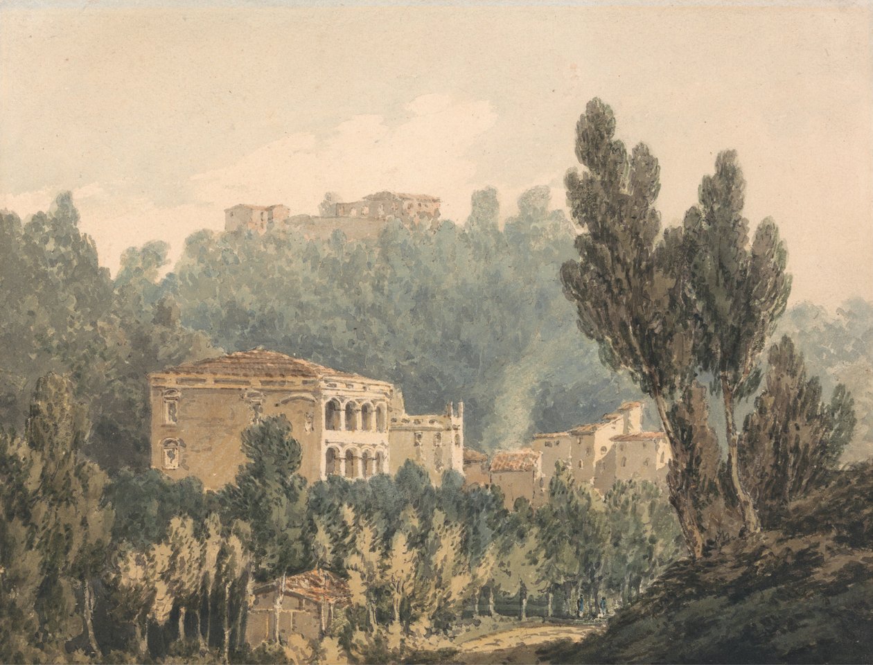 Willa w dolinie niedaleko Vietri sul Mare autorstwa Joseph Mallord William Turner