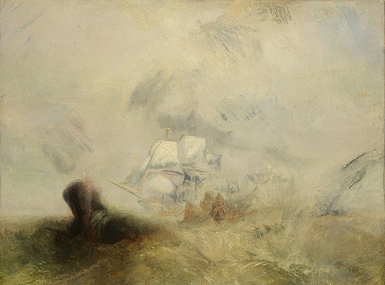 Walfängera. 1845 autorstwa Joseph Mallord William Turner