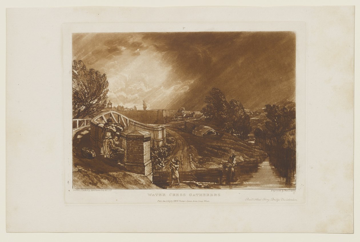 Zbieraczki rzeżuchy wodnej autorstwa Joseph Mallord William Turner