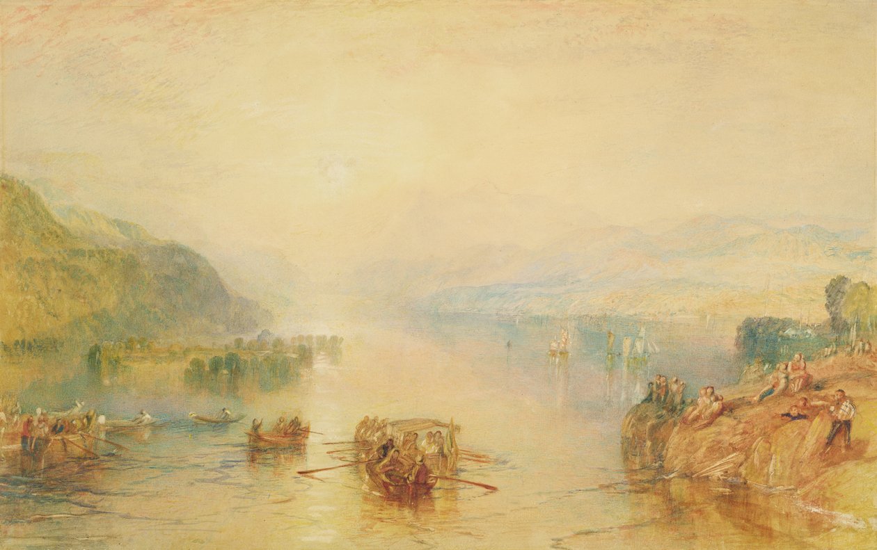 Windermere, Westmorland (akwarela na papierze) autorstwa Joseph Mallord William Turner