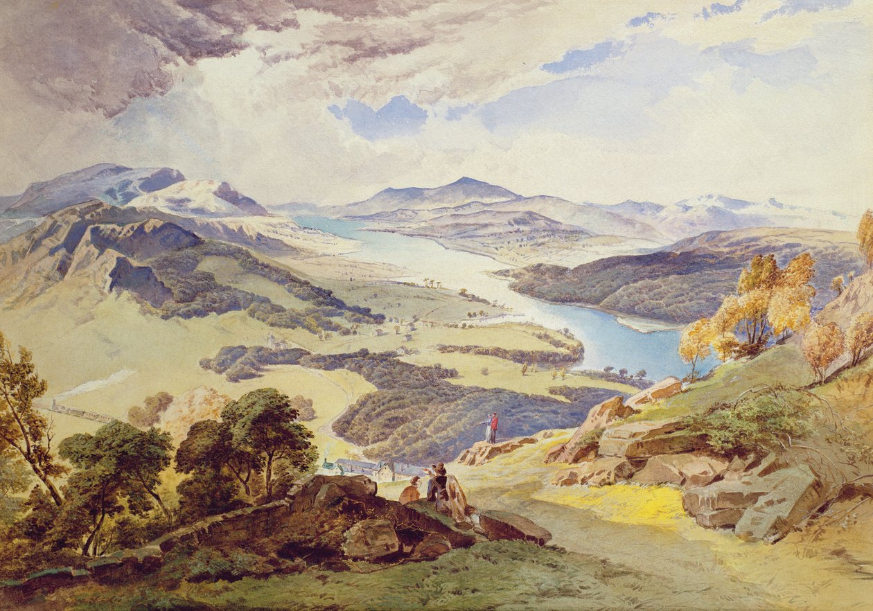 Windermere z Ormot Head autorstwa Joseph Mallord William Turner