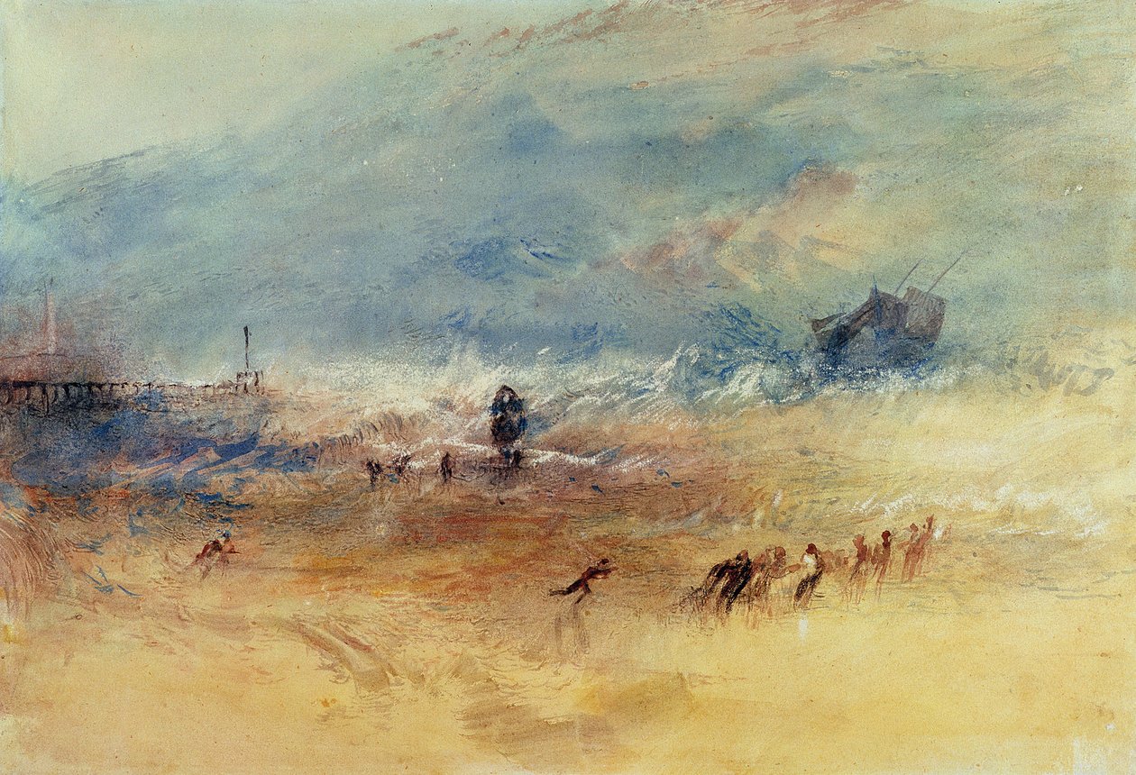 Yarmouth Sands, ok. 1840 (akwarela na papierze) autorstwa Joseph Mallord William Turner