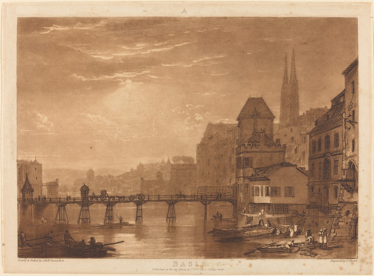 Bazyleja autorstwa Joseph Mallord William Turner and Charles Turner