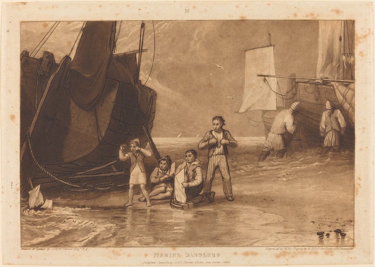 Morscy amatorzy autorstwa Joseph Mallord William Turner and William Say