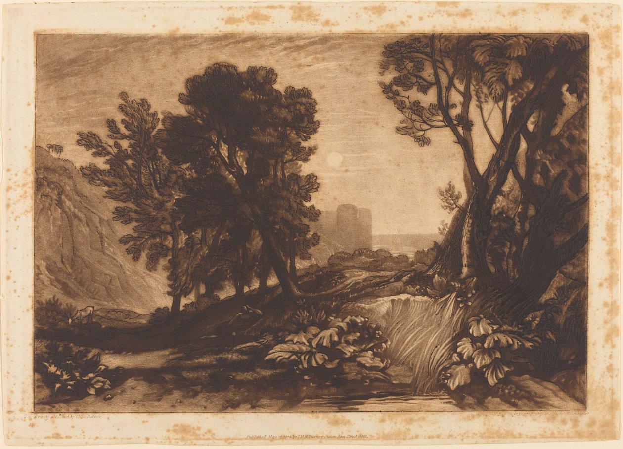 Samotność autorstwa Joseph Mallord William Turner and William Say