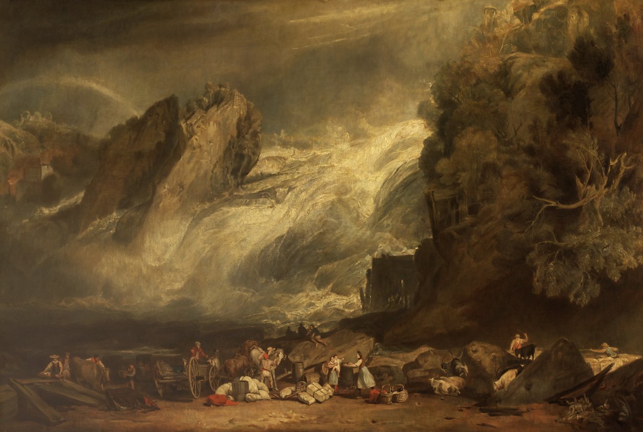Wodospady Renu w Schaffhausen autorstwa after Joseph Mallord William Turner