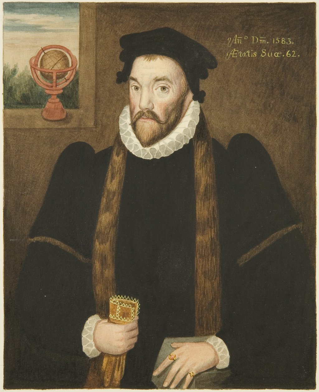 Portret w Domu Rady nieznanego radnego (akwarela na papierze) autorstwa Joseph Manning