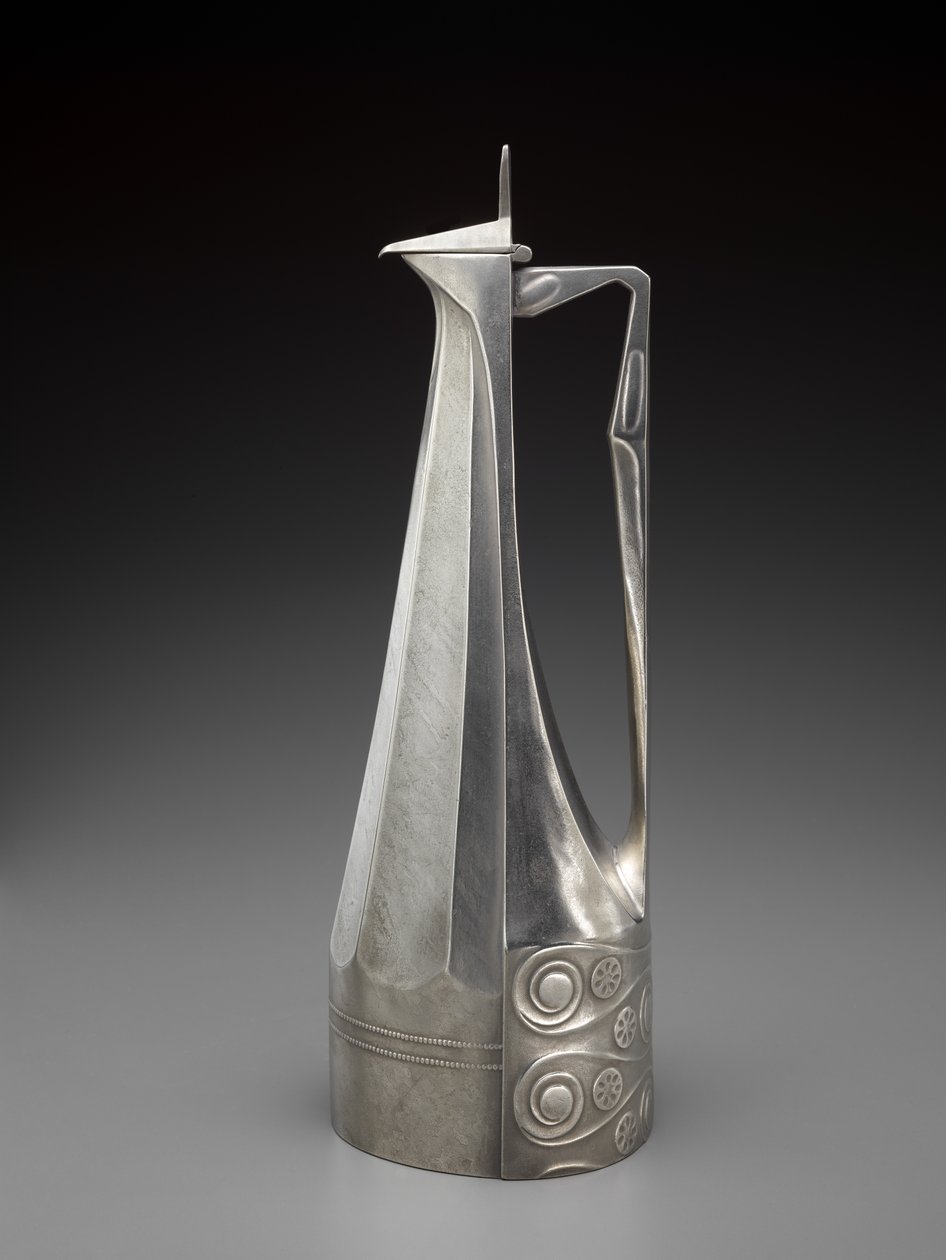 Karafka do wina, ok. 1901 (cyna) autorstwa Joseph Maria Olbrich