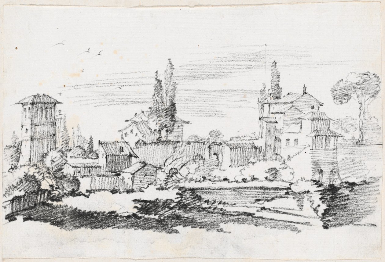 Domy we Włoszech autorstwa Joseph Marie Vien