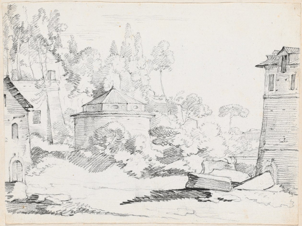 Landscape with the Church of San Teodoro   1219930   pl       polish Successfully Translated  Original: The Prodigal Son receiving his Patrimony (He gathered all together and took his Journey into a far Country - St. Luke 15 Chap 13v) Translat: The Prodiga autorstwa Joseph Marie Vien