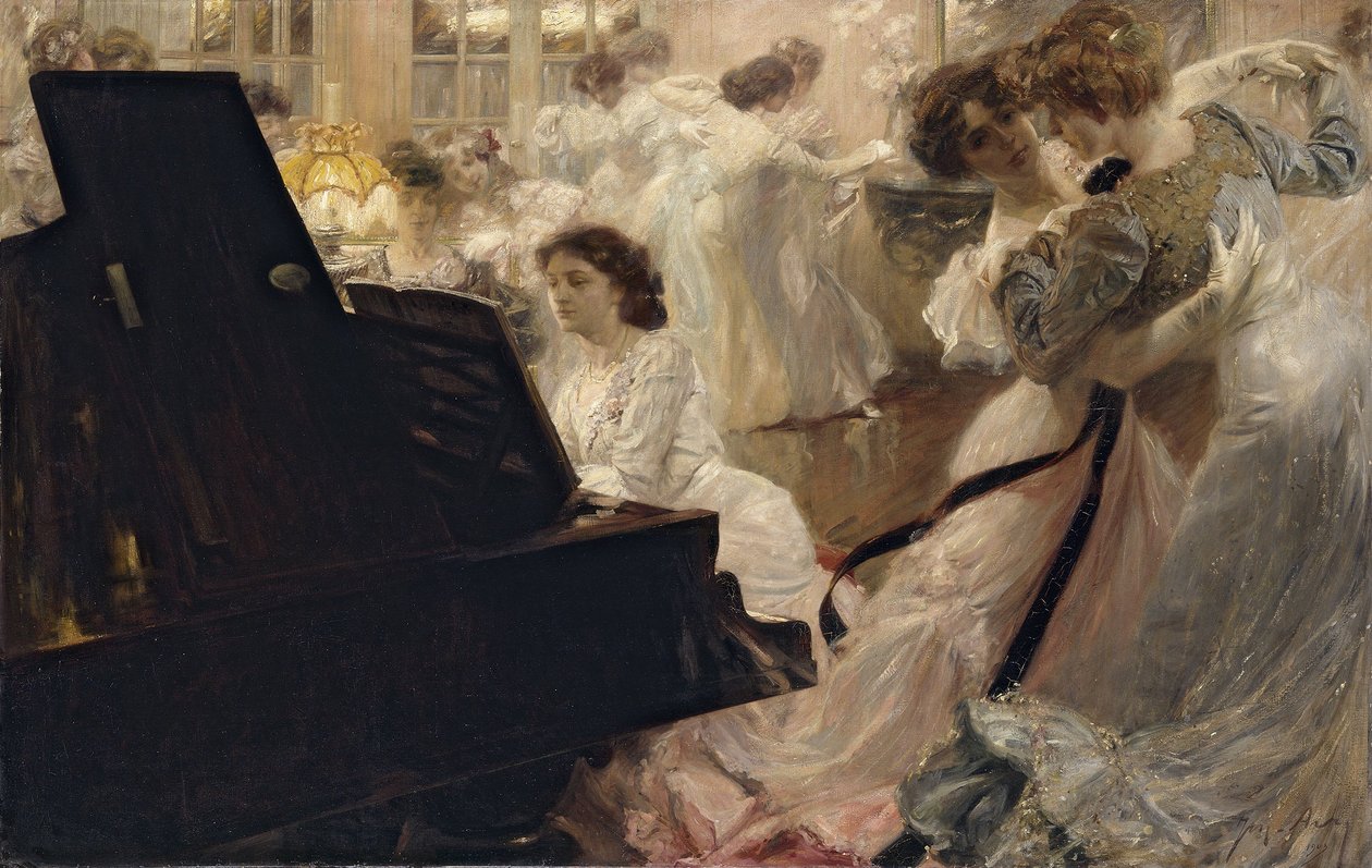 Bal blanc, 1903 (olej na płótnie) autorstwa Joseph Marius Avy
