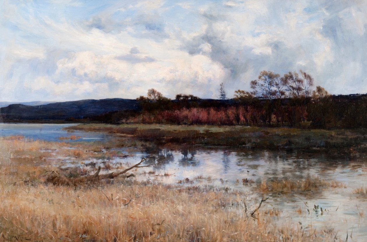 Tay Backwater, Kinfauns, Perthshire autorstwa Joseph Milne
