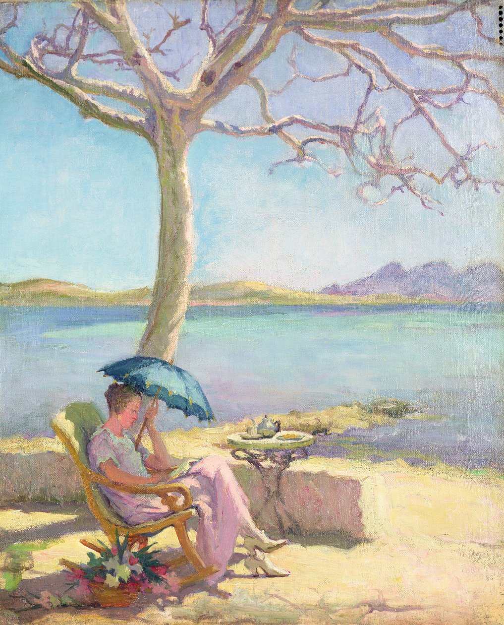 Południowe Słońce (olej na płótnie) autorstwa Joseph Milner Kite