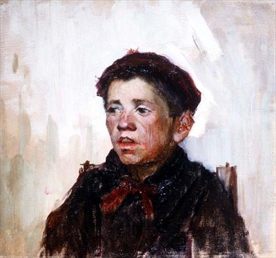 Bretoński rybak autorstwa Joseph Milner Kite