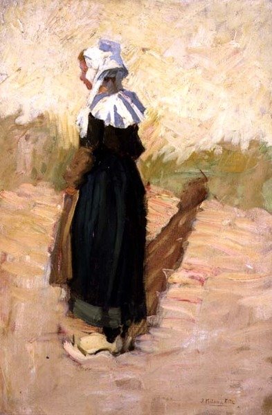 Mała Bretonka autorstwa Joseph Milner Kite