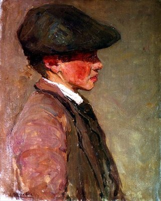 Młody rybak autorstwa Joseph Milner Kite