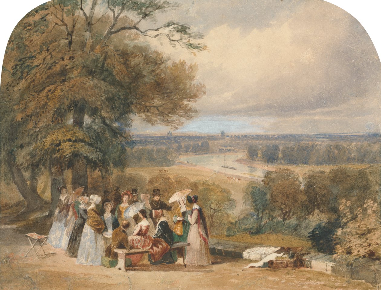 Piknik na Richmond Hill autorstwa Joseph Murray Ince